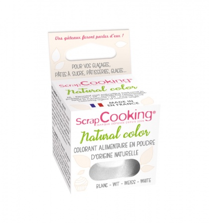 Colorant Alimentaire Naturel Blanc 10g