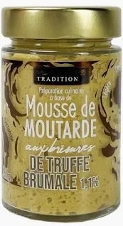 Mousse de Moutarde aux Brisures de Truffe Brumale