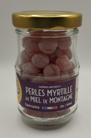 Perles Myrtille et Miel de Montagne