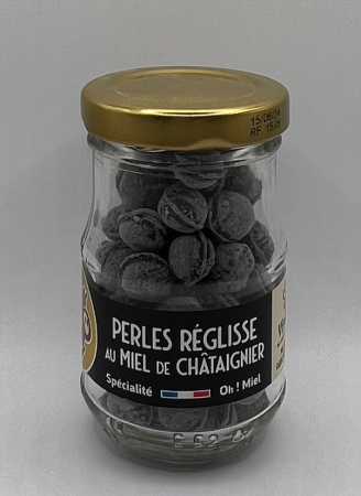 Perles Réglisse Miel de Châtaignier 70gr