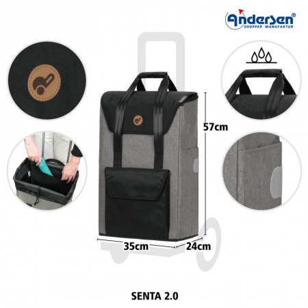 Quattro Shopper Senta 2.0 Gris