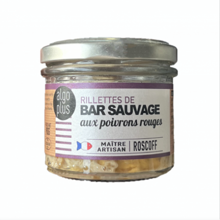 Rillettes de Bar Sauvage aux Poivrons Rouges