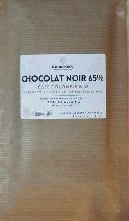 Tablette Chocolat Noir Café