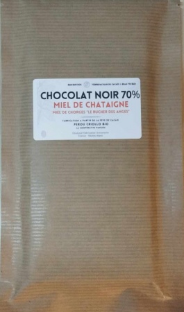 Tablette Chocolat Noir Miel