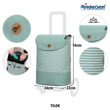 Unus Shopper Fun Tilde Menthe