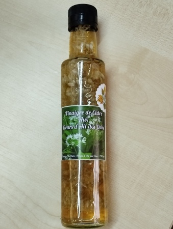 Vinaigre de Cidre aux Fleurs d\'Ail des Ours